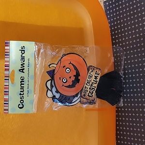 Vintage New Old Stock Halloween Party Black Ribbon Costume Award